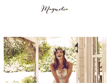 Tablet Screenshot of magnoliabridal.com